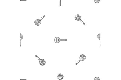 Grill pan pattern seamless vector