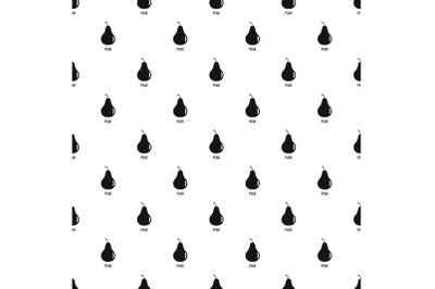 Pear pattern seamless vector
