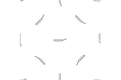 Fry pan pattern seamless vector