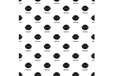 Mangosteen pattern seamless vector