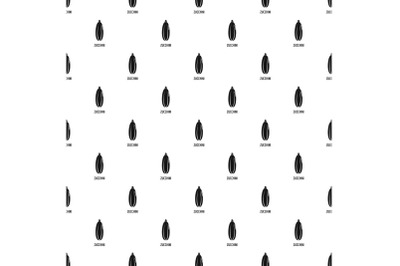 Zucchini pattern seamless vector