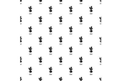 Turnip pattern seamless vector