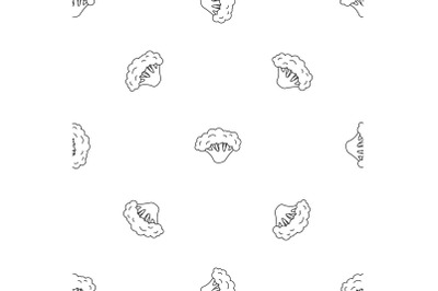 Fresh broccoli pattern seamless vector