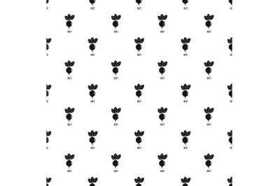Beet pattern seamless vector