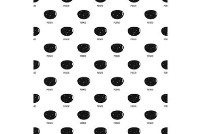 Potato pattern seamless vector