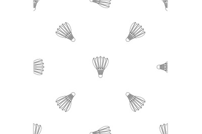 Shuttlecock pattern seamless vector