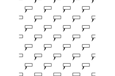 Speech bubble pattern seamless vector