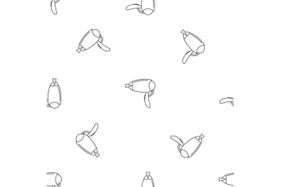 Dryer pattern seamless vector