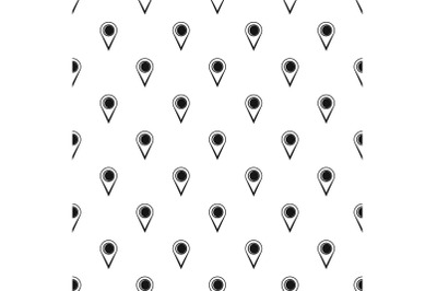 Location mark pattern seamless vector