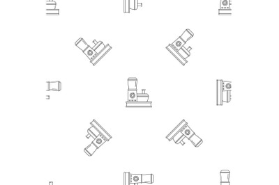 Food processor pattern seamless vector