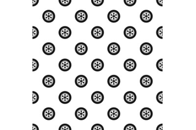 One tire pattern seamless vector