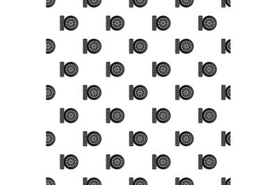 Car tire pattern seamless vector