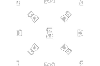 Modern blender pattern seamless vector