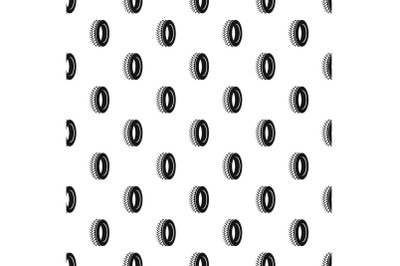One tyre pattern seamless vector