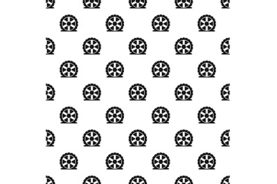 Auto tire pattern seamless vector