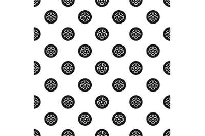 Wheel pattern seamless vector