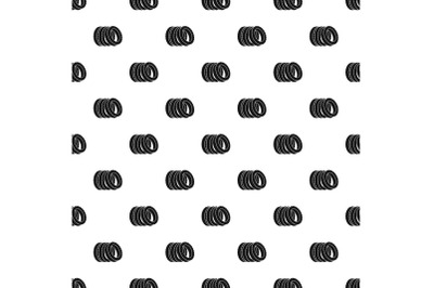 Pile of tire pattern seamless vector