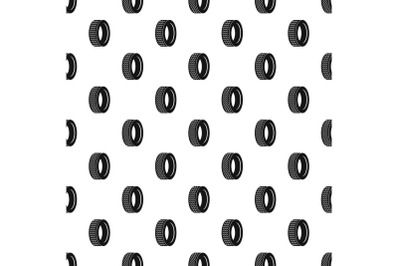 Machine tire pattern seamless vector