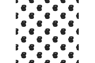 Stack of tire pattern seamless vector