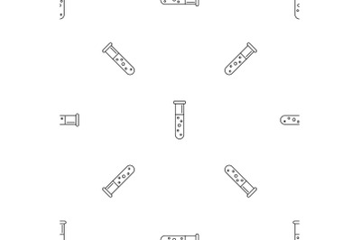 Test tube pattern seamless vector