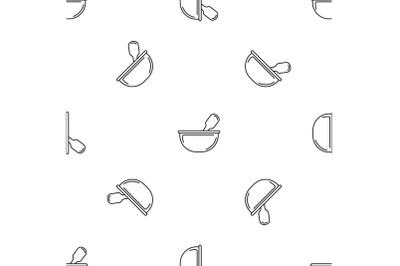 Chemical bowl pattern seamless vector