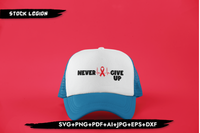 Never Give Up SVG