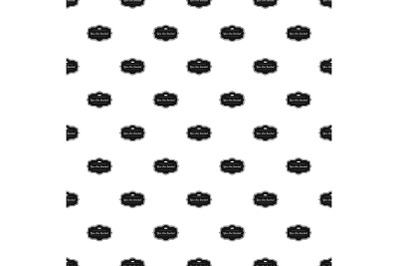 Invated label pattern seamless vector