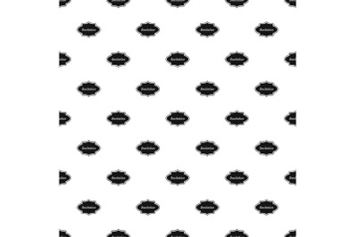 Invite label pattern seamless vector