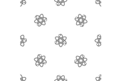 Atom pattern seamless vector