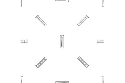 Measurement test tube pattern seamless vector