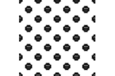 Label tag pattern seamless vector