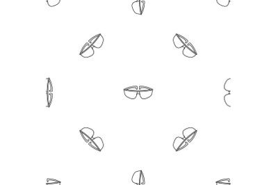 Chemical protect glasses pattern seamless vector