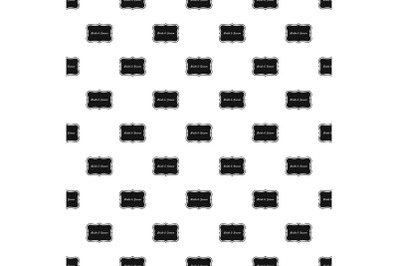 Just married label pattern seamless vector