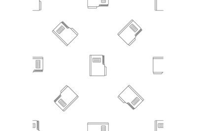 Folder pattern seamless vector