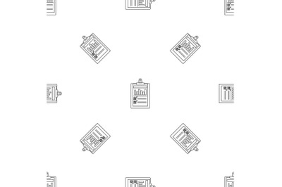 Checklist graph pattern seamless vector