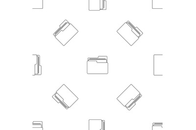 File folder pattern seamless vector