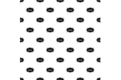 Nice label pattern seamless vector