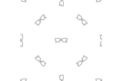 Accounting glasses pattern seamless vector