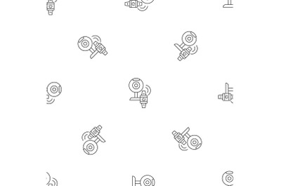 Smart web camera pattern seamless vector