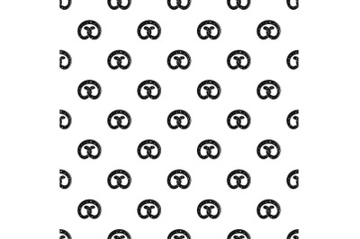 Pretzel pattern seamless vector