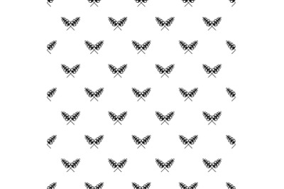 Wheat pattern seamless vector