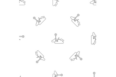 Phishing cloud data pattern seamless vector