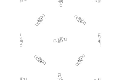 Two hand bribery money pattern seamless vector
