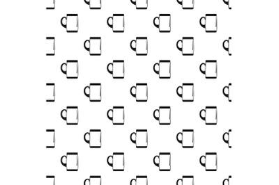 Pint of beer pattern seamless vector