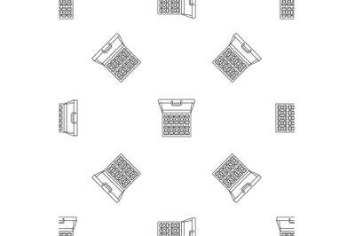Bribery money case pattern seamless vector