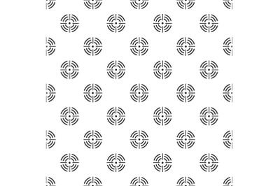 Round target pattern seamless vector