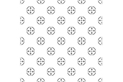Shoot circle pattern seamless vector