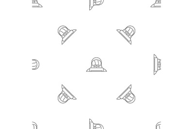 Astronaut pattern seamless vector