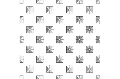 Square objective pattern seamless vector