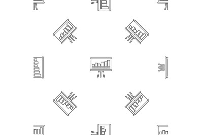 Business strategy pattern seamless vector